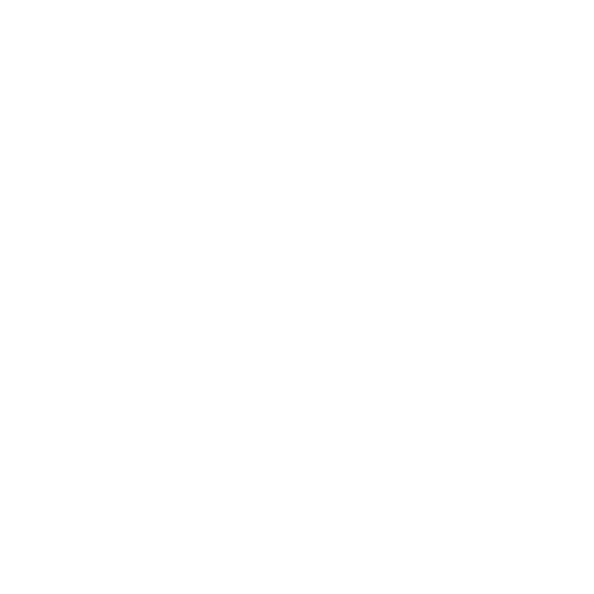 Brutalist Wine Bottle Logo #ffffff