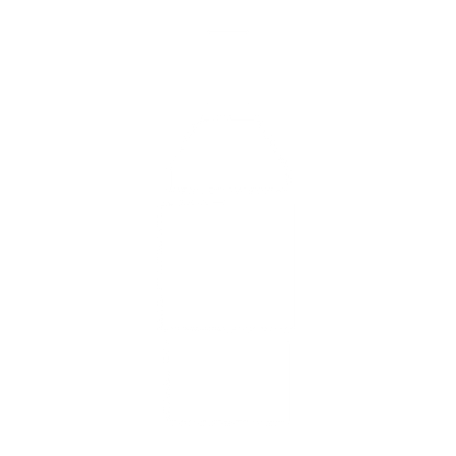 Wine Bottle Brutalist Logo #ffffff