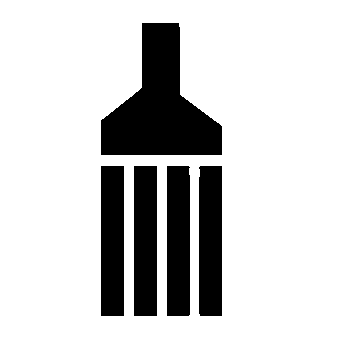Paintbrush Wine Bottle Logo