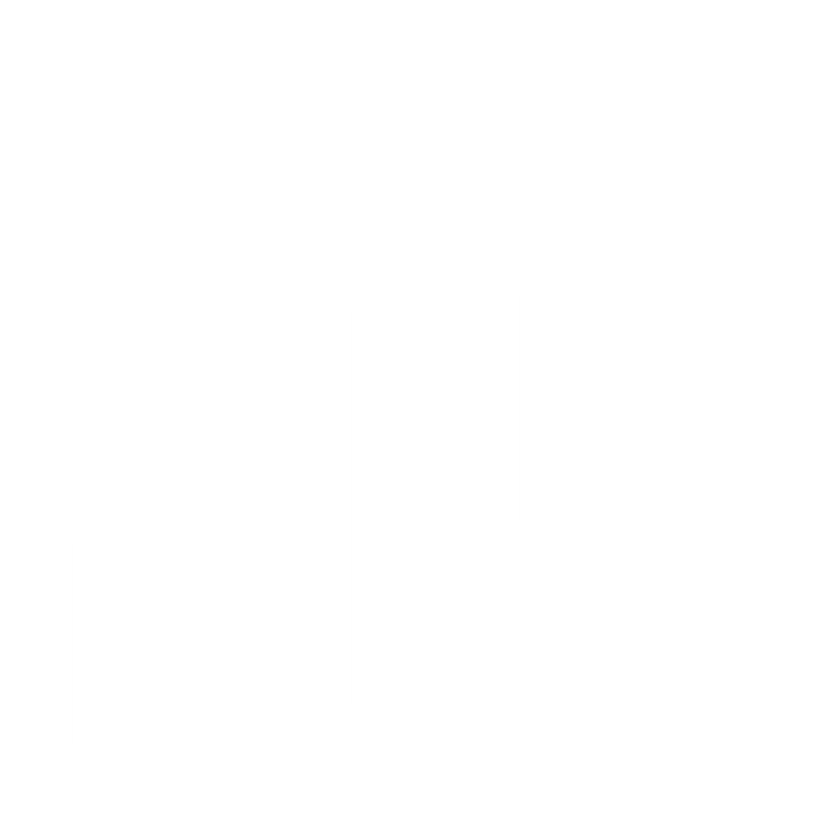 Brutalist Wine Bottle Logo #ffffff