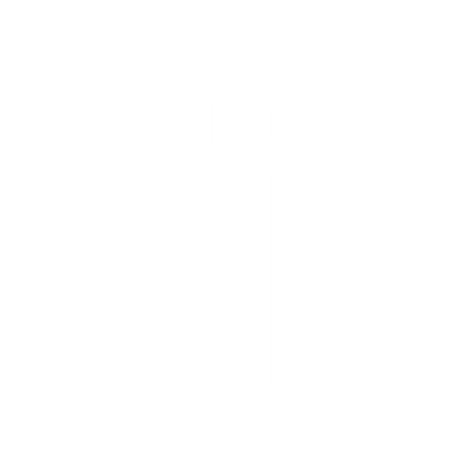 Brutalist Wine Bottle Logo #ffffff