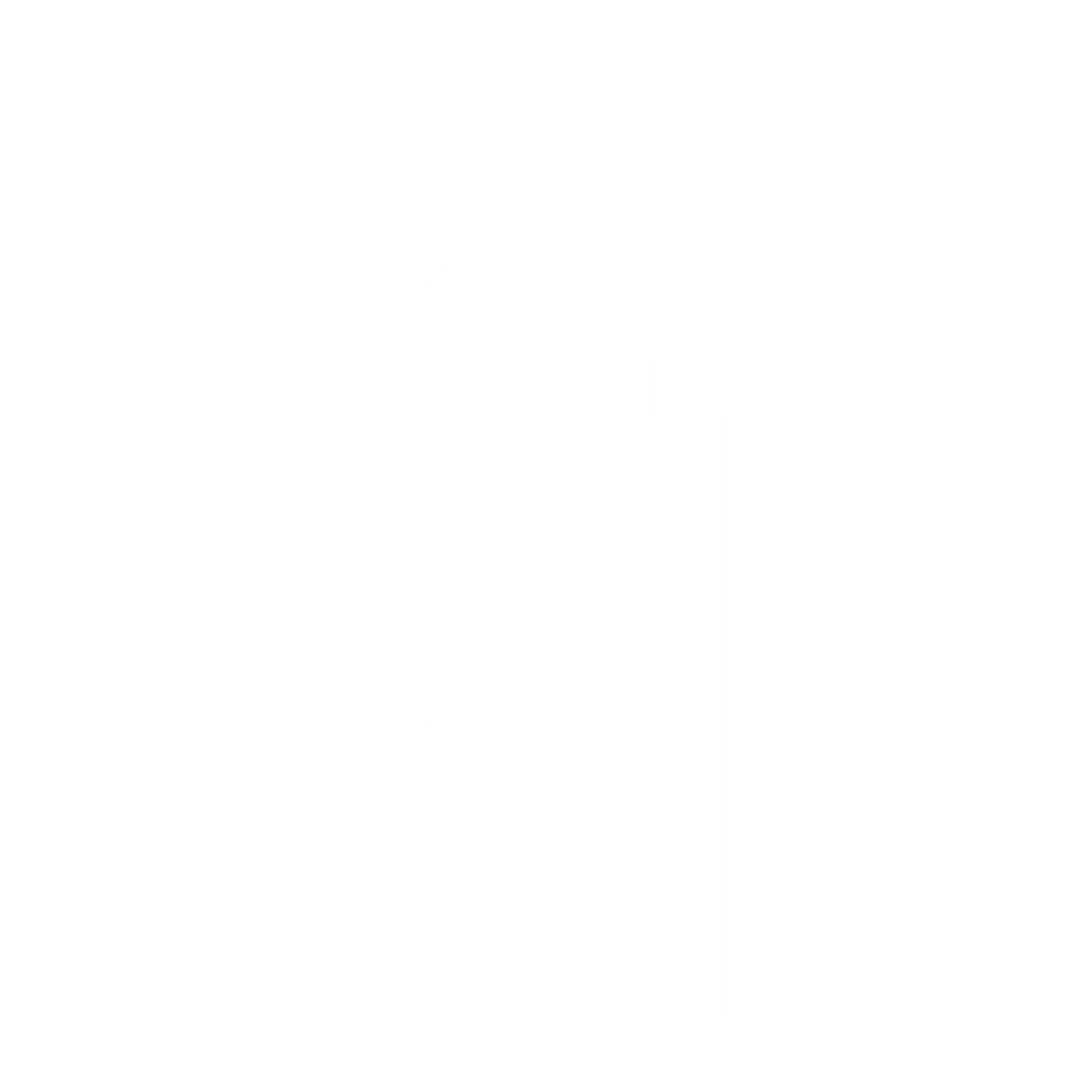 Brutalist Wine Bottle Logo #ffffff