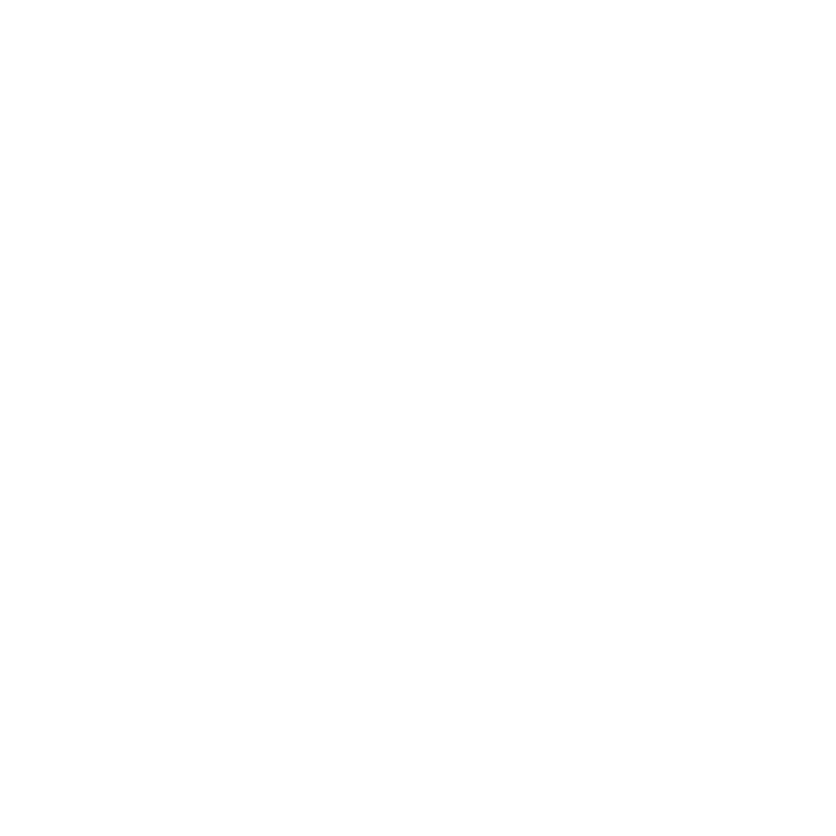 Cupcake Badge Stamp Logo #ffffff