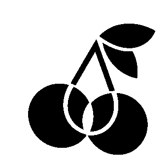 Layered Overlap Cherry Logo