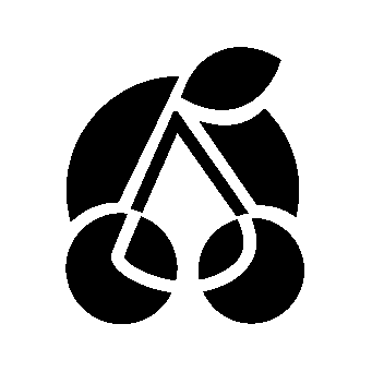 Double Cherry Fruit Logo