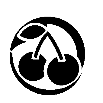 Twin Cherries Circle Logo