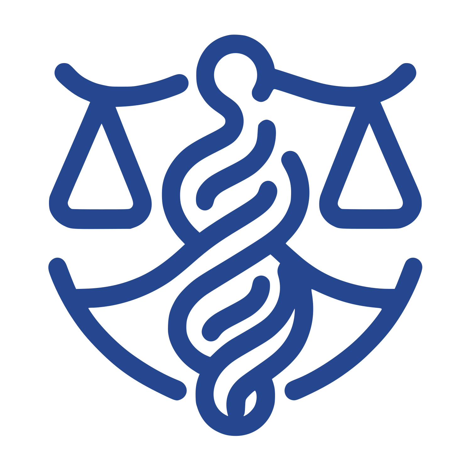 Legal Scales Logo #24478F