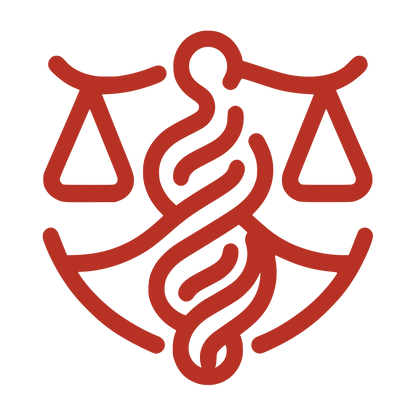 Legal Scales Logo #B73225