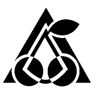 Cherry Triangle Overlap Logo