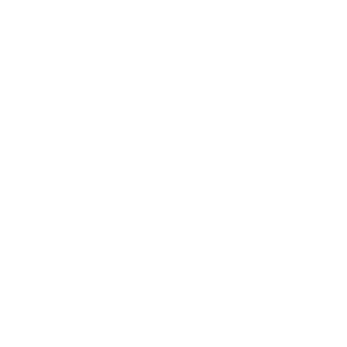 Cherry Triangle Overlap Logo #ffffff