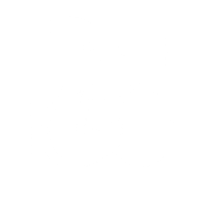 Layered Cherry Overlap Logo #ffffff