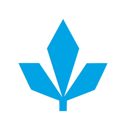 Geometric Maple Leaf Logo #00a3e4