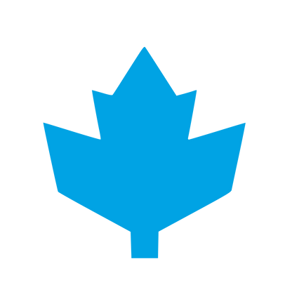Maple Leaf Bold Logo #00a3e4
