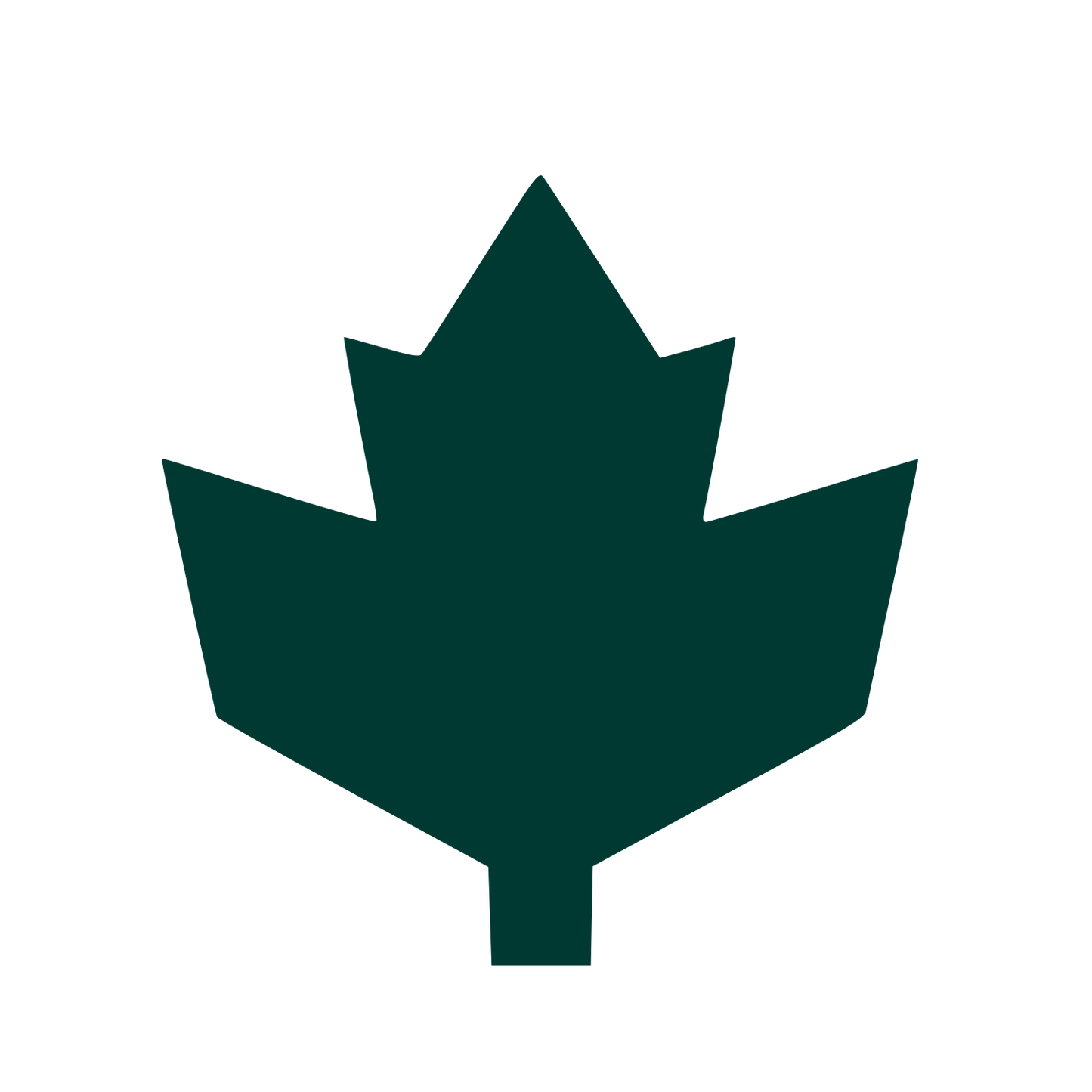 Maple Leaf Bold Logo #003932