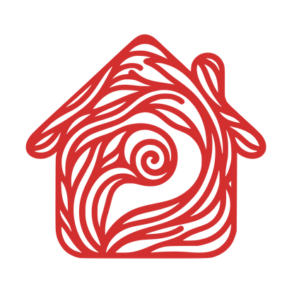 House Real Estate Logo #D32F2F