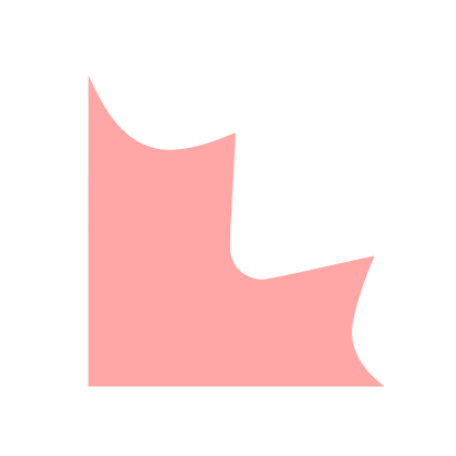 Maple Leaf Corner Logo #ffa6a6
