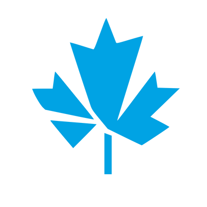 Maple Leaf Stem Logo #00a3e4
