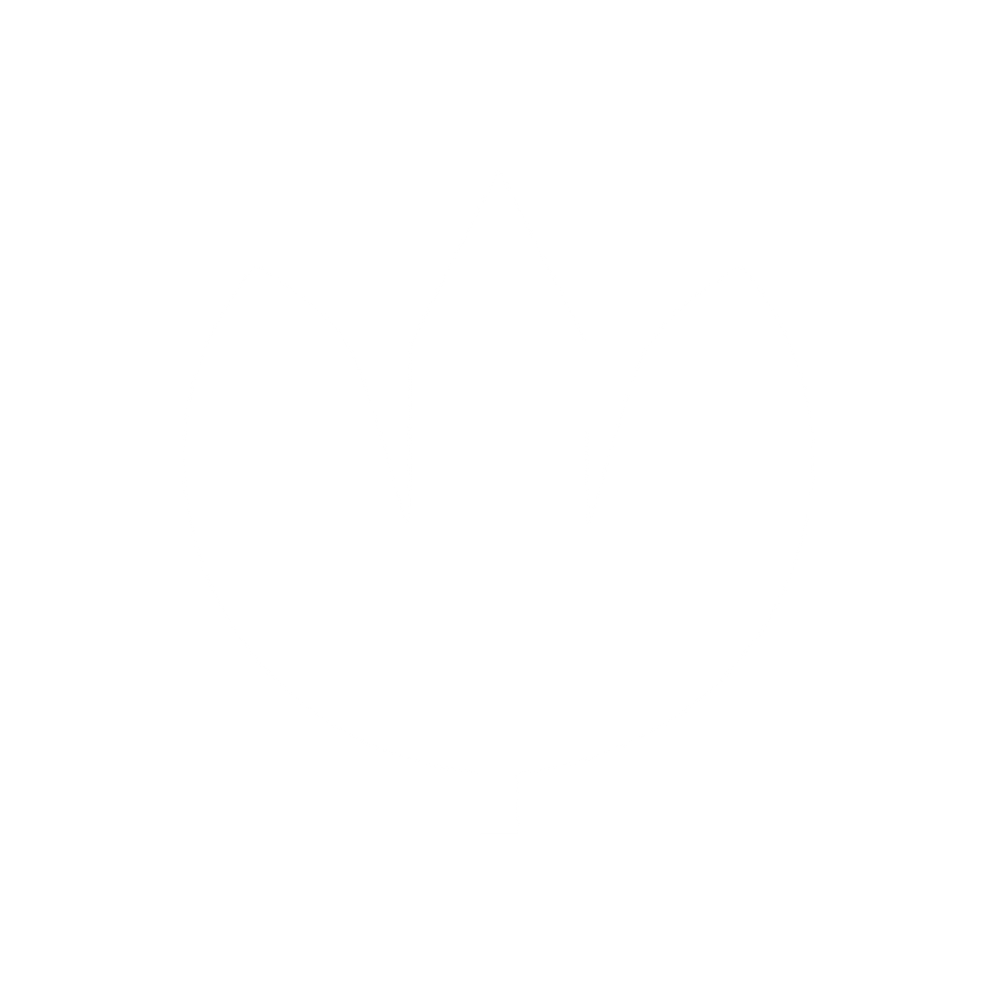 Tulip Flower Silhouette Logo #ffffff