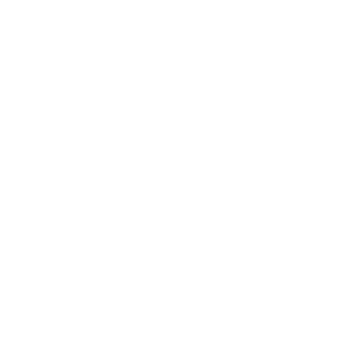 Modernist Maple Leaf Logo #ffffff
