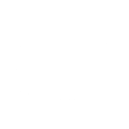 Pixel Cactus Circle Logo #ffffff