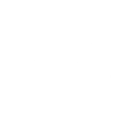 Pixel Cactus Desert Logo #ffffff