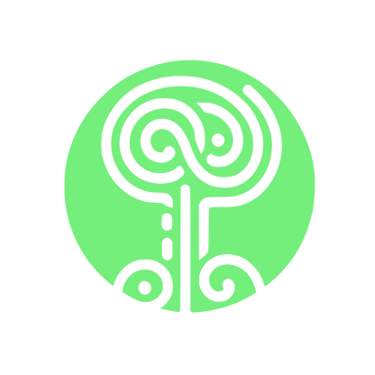 Tree Circle Real Estate Logo #74EF7C