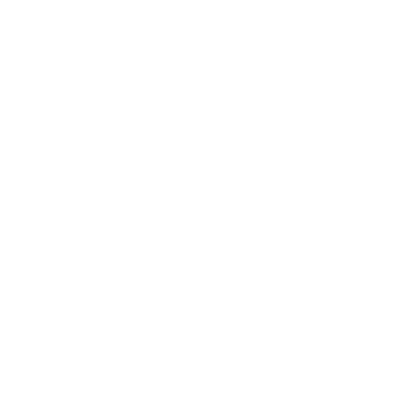 Pixel Cactus Sombrero Logo #ffffff