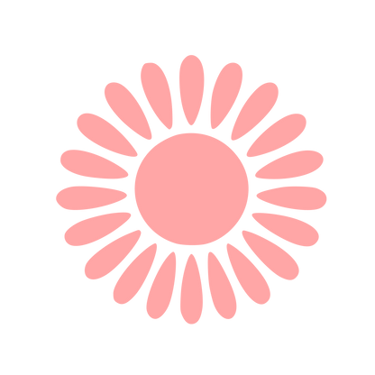Sunflower Bloom Logo #ffa6a6
