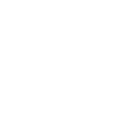 Minimal Flower Circle Logo #ffffff