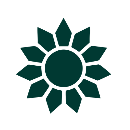 Sunflower Petal Logo #003932