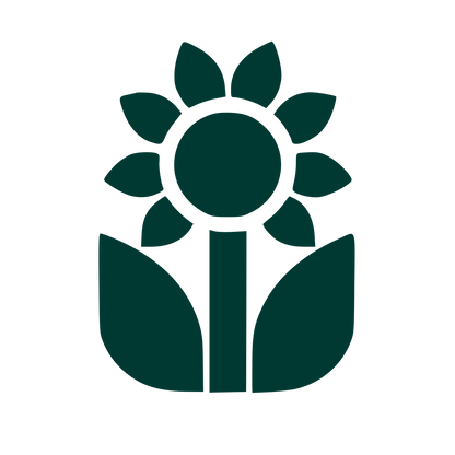 Sunflower Plant Logo #003932