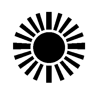 Radiant Sun Burst Logo