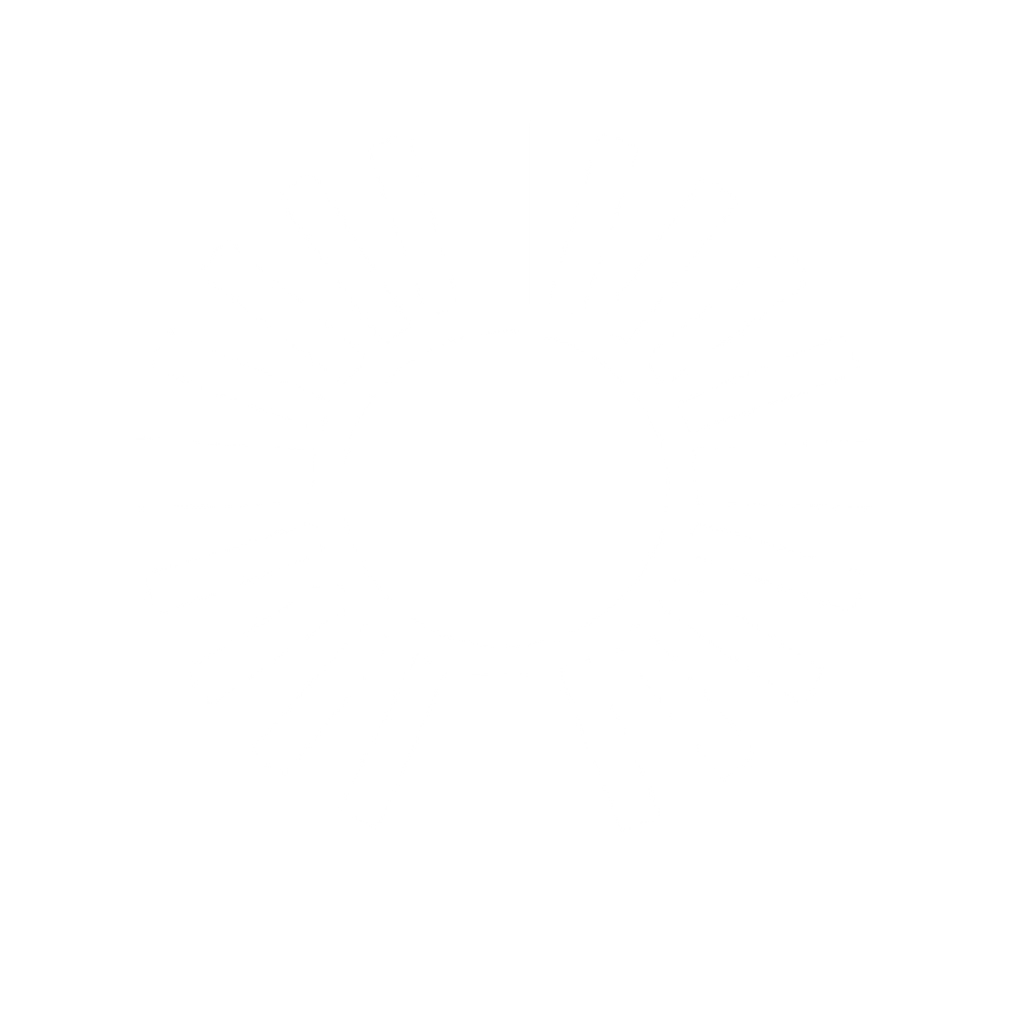 Radiant Sun Burst Logo #ffffff