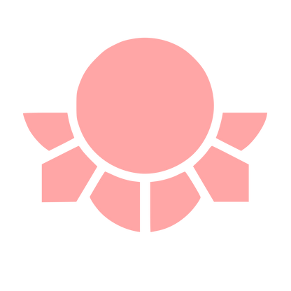 Sunflower Circle Logo #ffa6a6