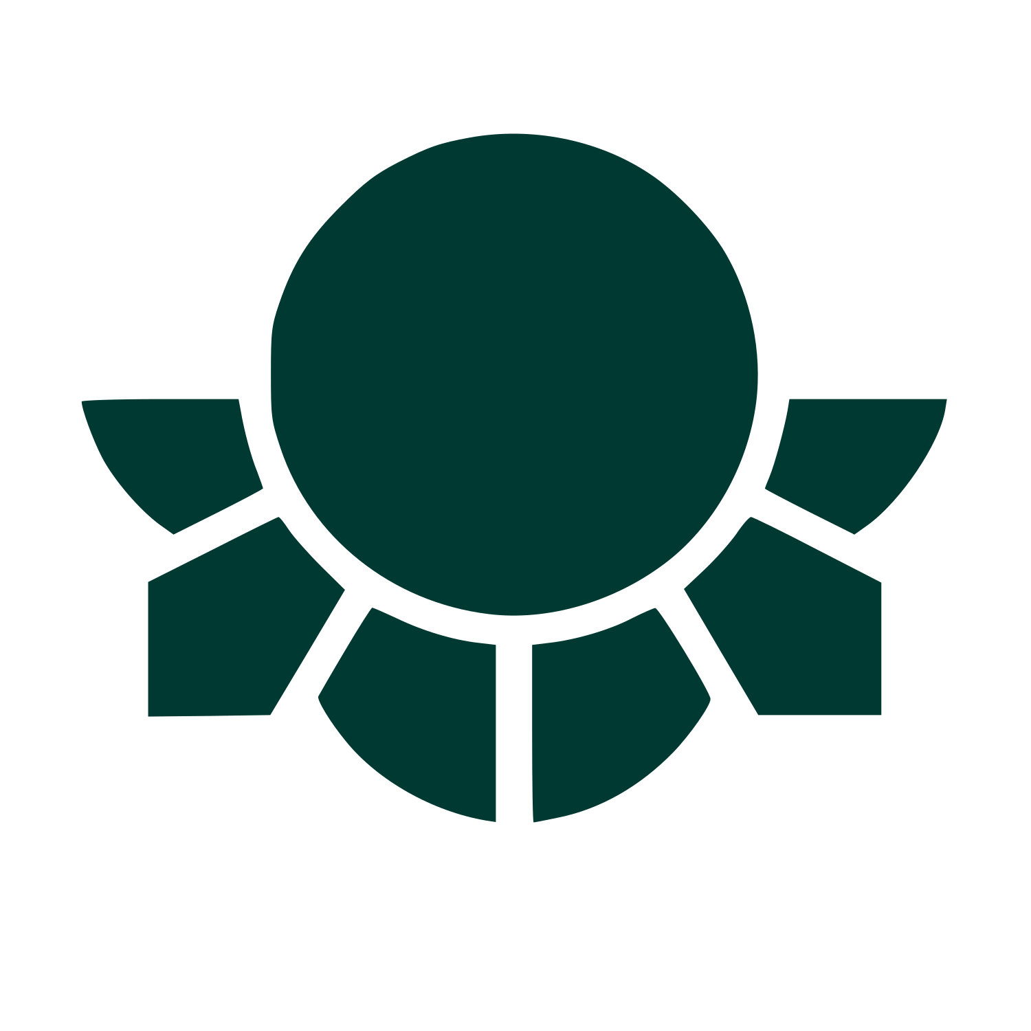 Sunflower Circle Logo #003932