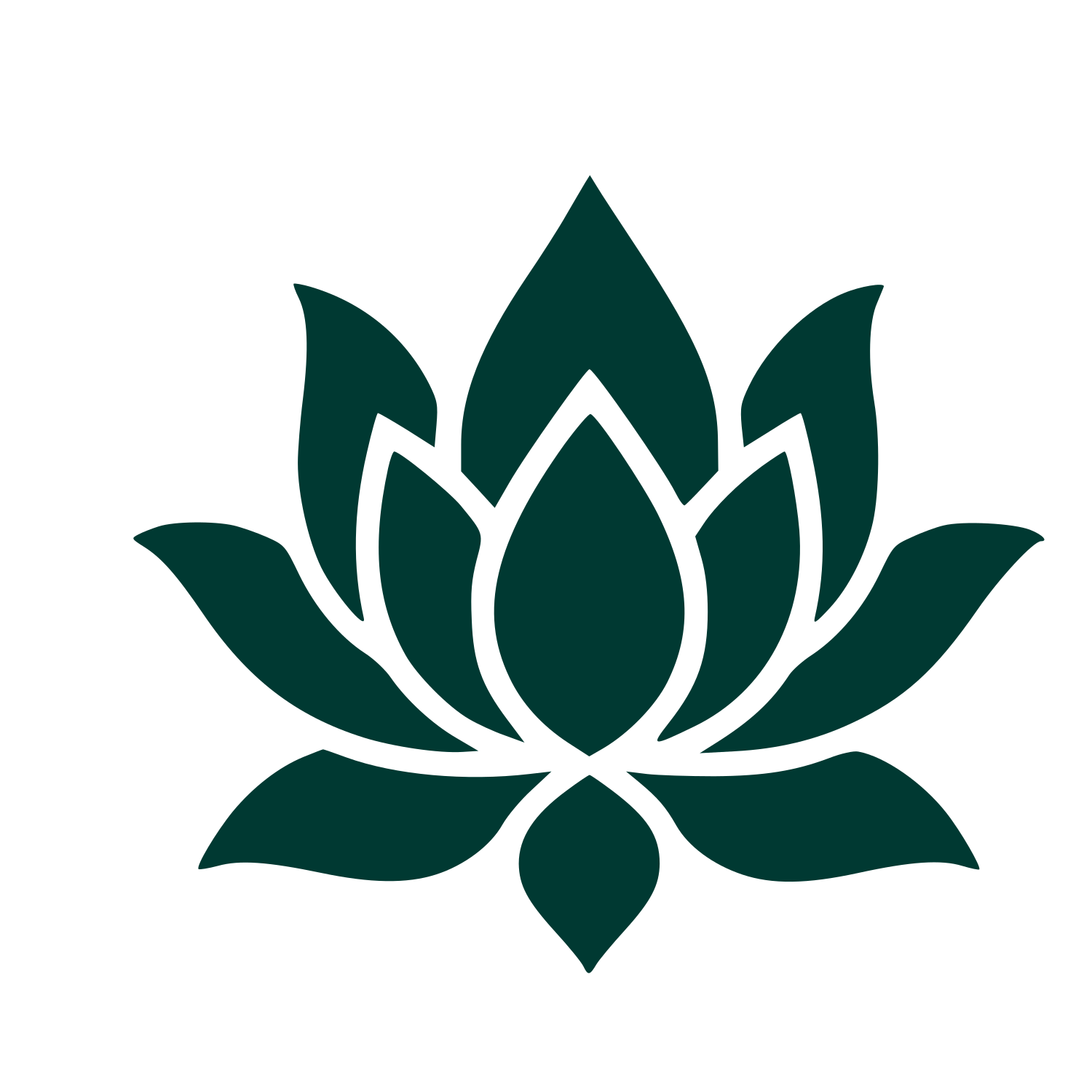 Tattoo Flash Lotus Logo #003932
