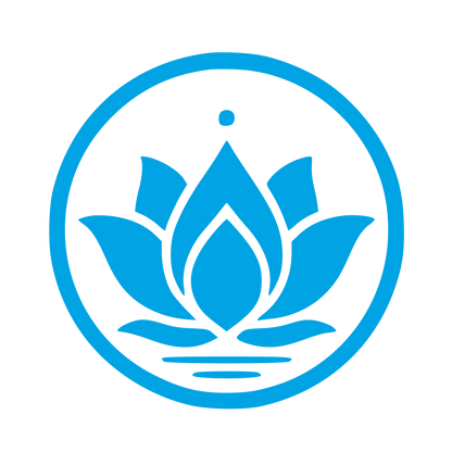 Lotus Flower Circle Logo #00a3e4