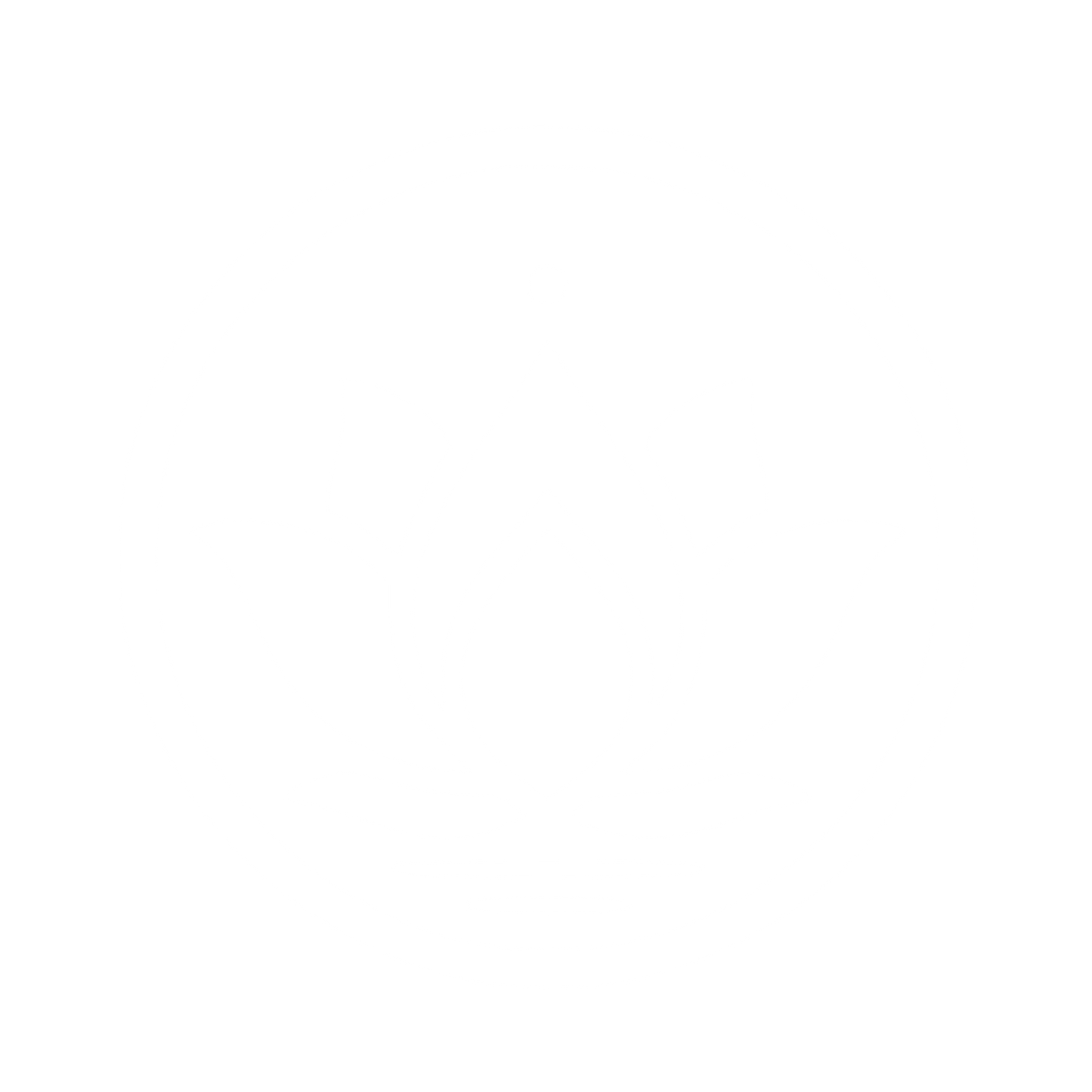 Lotus Flower Circle Logo #ffffff