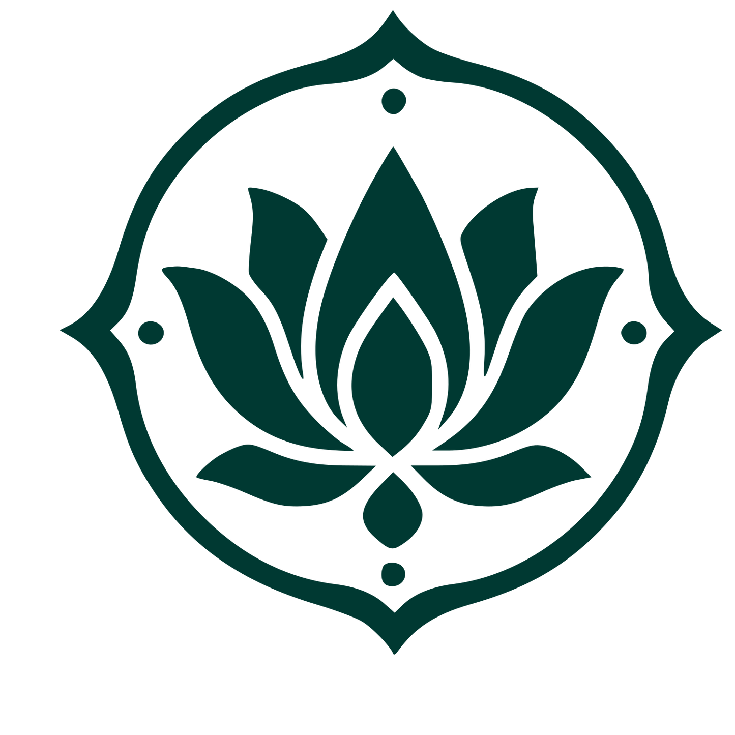 Tattoo Flash Lotus Logo #003932