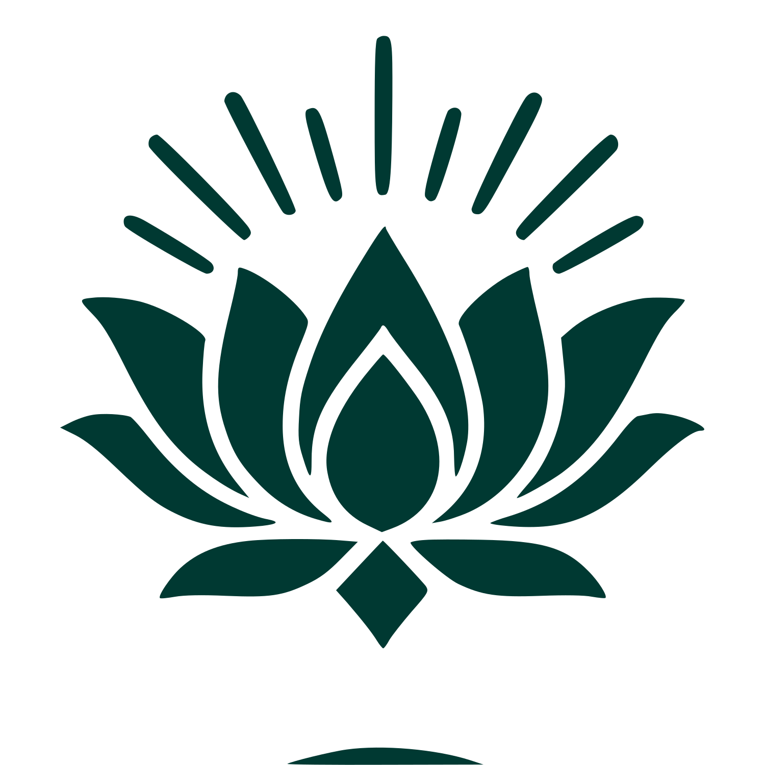 Tattoo Flash Lotus Logo #003932