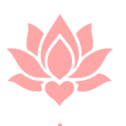 Lotus Heart Tattoo Logo #ffa6a6