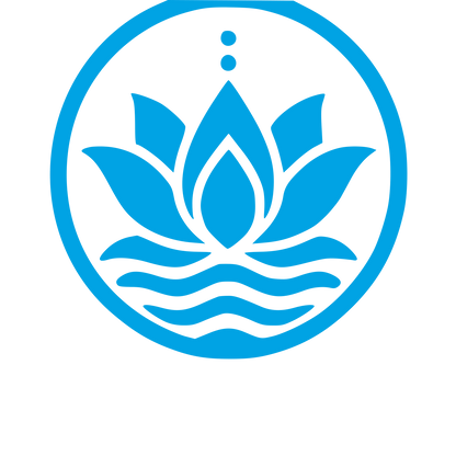 Lotus Flower Circle Logo #00a3e4