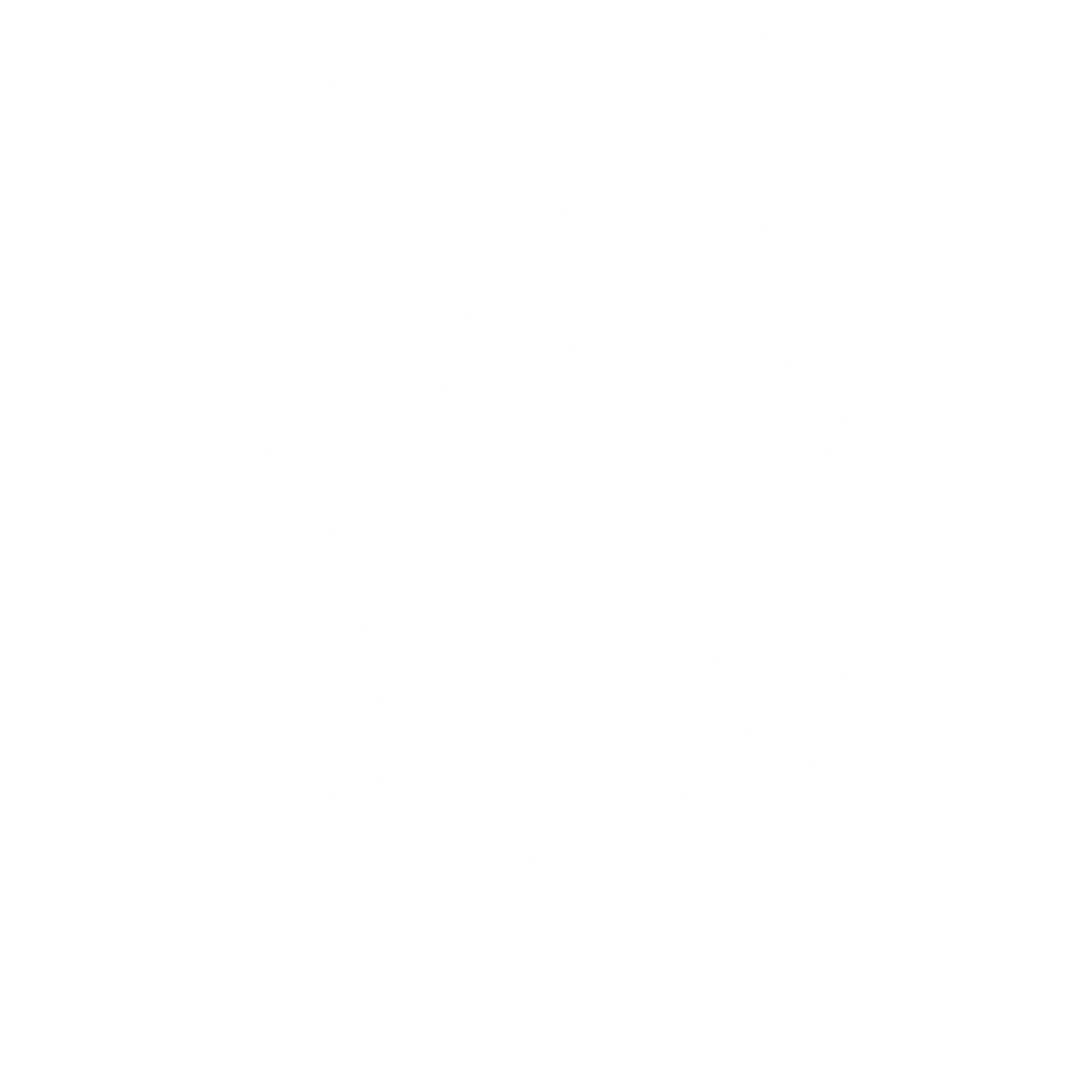 Lotus Flower Circle Logo #ffffff
