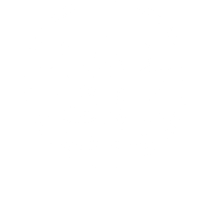Lotus Flower Circle Logo #ffffff