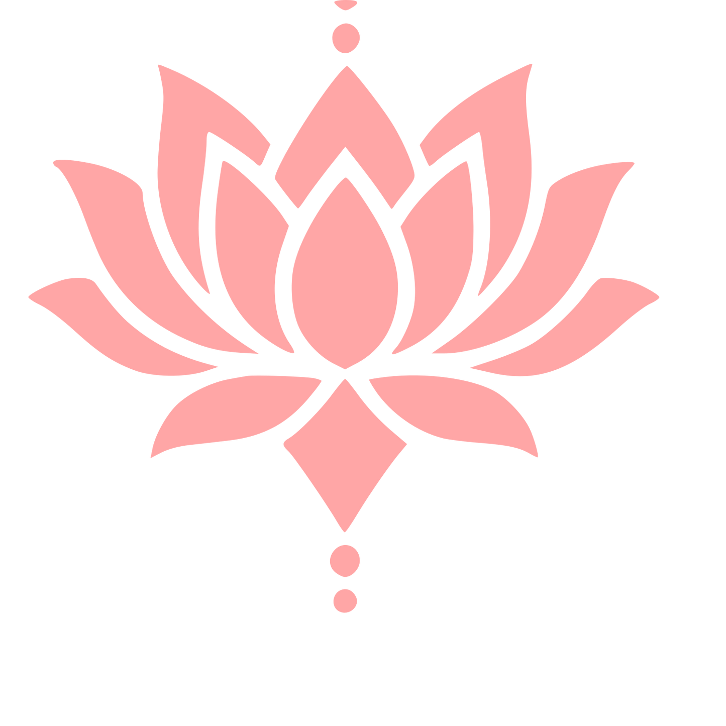 Tattoo Flash Lotus Logo #ffa6a6