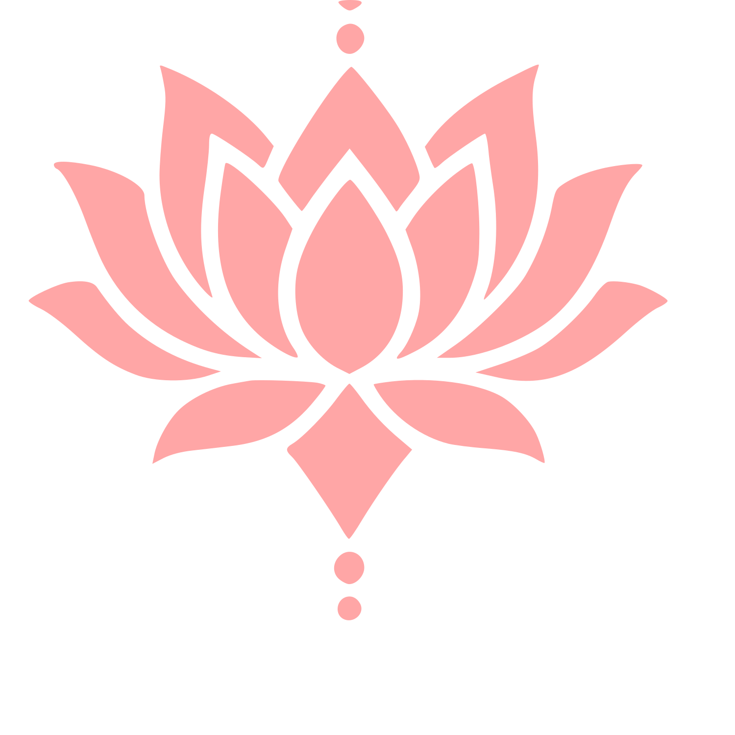 Tattoo Flash Lotus Logo #ffa6a6