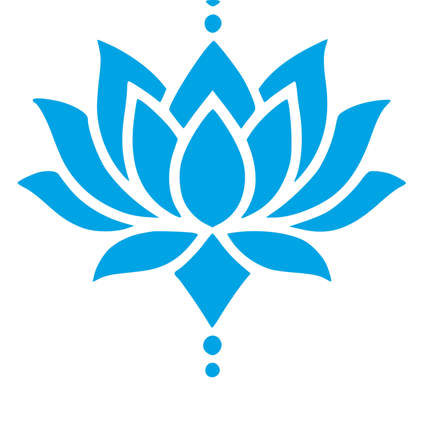 Tattoo Flash Lotus Logo #00a3e4