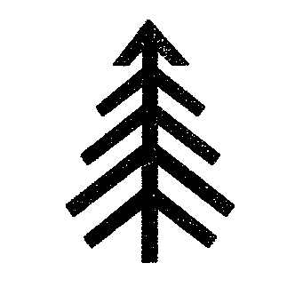 Hand Drawn Pine Tree Logo