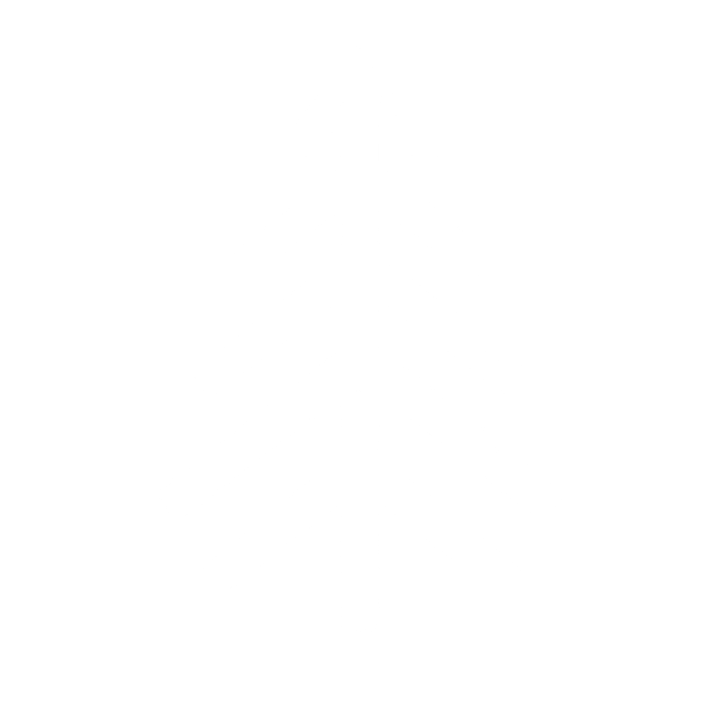 Hand Drawn Pine Tree Logo #ffffff