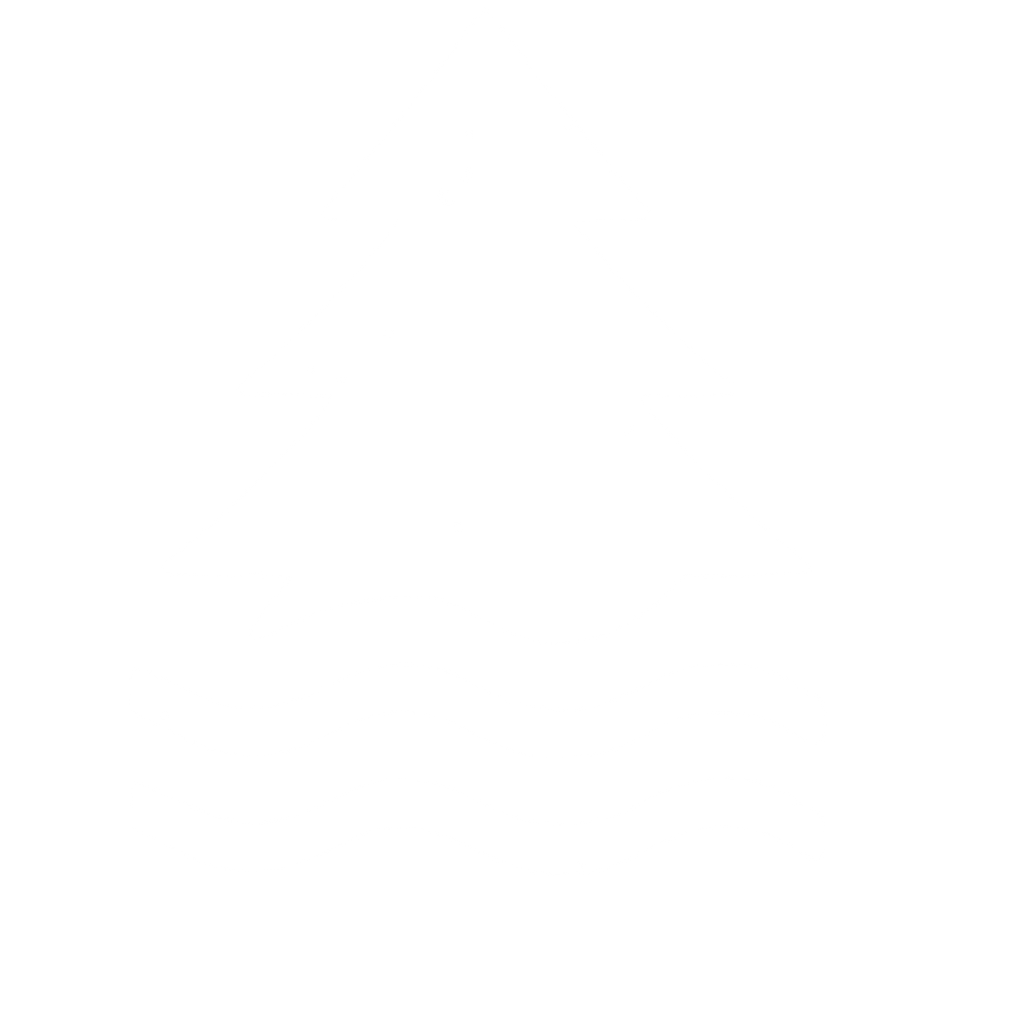 Pine Tree Water Logo #ffffff